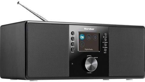 Karcher DAB 5000+ - Digitale Radio - Zwart - DAB+/FM-RDS - Bluetooth - AUX-IN