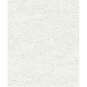 Rasch Behang 102611 - Overschilderbaar vliesbehang met pleisterstructuur in wit - Collectie: Wallton