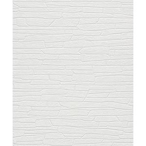 Rasch Behang vliesbehang collectie stenen en hout, wit, 150001