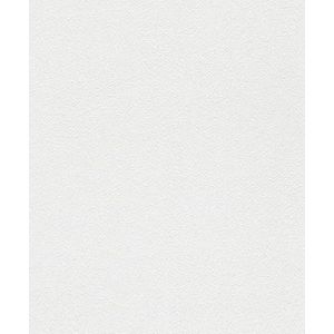 Rasch Behang 161304 Wit vliesbehang met gips structuur om te overschilderen, gips optiek, ruw gips, overschilderbaar - 10,05m x 0,53m (LxB)