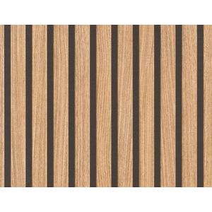Rasch - Houtbehang - Akoestische Paneel-Look - 10,05 m x 53 cm - FSC-gecertificeerd
