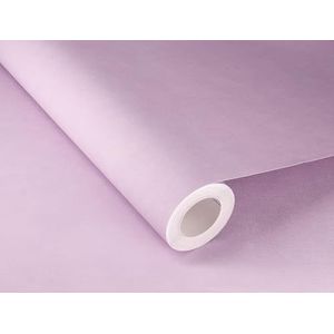 Rasch Behang 330069 - Effen vliesbehang in lila met linnenlook, textielstructuur uit de collectie Paraiso