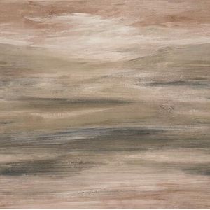 Rasch Fotobehang 363579 - vliesbehang met abstract aquarel landschap in bruin grijs - 2,65 m x 2,65 m (b x l)