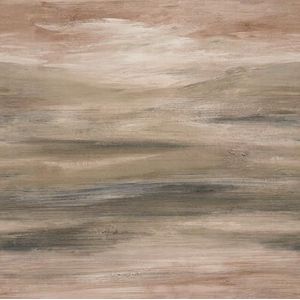 Rasch Fotobehang 363579 - vliesbehang met abstract aquarel landschap in bruin grijs - 2,65 m x 2,65 m (b x l)