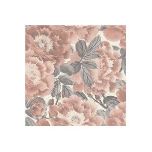 Rasch paperhangings Rasch Tapeten vliesbehang (Bloemen) rose grijs 10,05 m x 0,53 m Kimono 408331