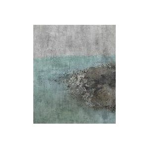 Rasch Behang 429732 - Fotobehang op vlies in industriële look met betonlook in grijs en blauw - 3,00m x 2,50m (l x b), blauw-grijs
