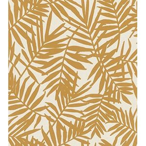 Rasch Behang vliesbehang (botanisch) geel beige 10,05 m x 0,53 m Selectie vinyl/vlies 460254