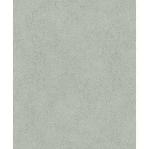 rasch Behang 467185 uit de collectie Vincenza – effen vliesbehang in blauw-grijs – 10,05 m x 53 cm (l x b)