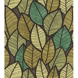 Rasch Behang vliesbehang (Botanical) groen 10,05 m x 0,53 m Selection Vinyl/Vlies 480115