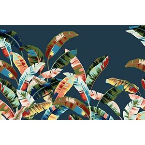 Rasch Behang vliesbehang (Botanisch) Blauw 3,00 m x 4,00 m Florentine III 485950