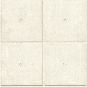 Rasch Behang 499414 - vliesbehang in wit met betonlook, zichtbeton-look, beton uit de Factory V collectie