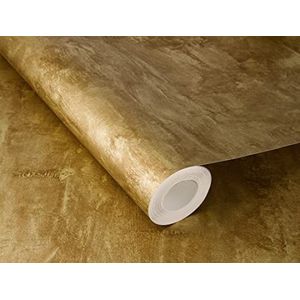 Rasch Behang 499735 - vliesbehang goud metallic used-look industriële pleisterlook uit de collectie Factory V