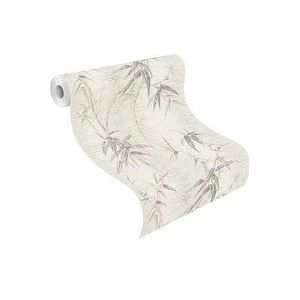 Rasch Behang vliesbehang (botanisch) grijs 10,05 m x 0,53 m behangwissel II 507539