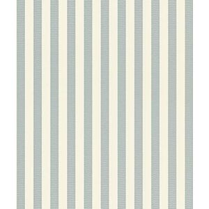 Rasch Behang 570328 - vliesbehang met strepen in blauw en wit uit de collectie Trianon XIII - 10,05 x 0,53 m (LxB)