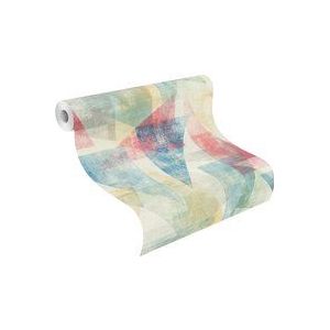 Rasch Behang vliesbehang (grafisch) turquoise 10,05 m x 0,53 m Linares 617979 behang, blauw