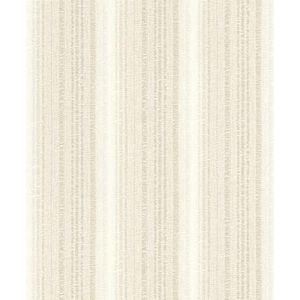 Rasch 652116 vliesbehang met strepen en lijnen in licht beige en crème uit de collectie behangverandering II-10,05 m x 0,53 m (l x b) behang