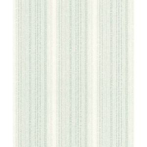 Rasch 652123 vliesbehang met strepen en lijnen in lichtgroen en wit uit de collectie behangverandering II-10,05 m x 0,53 m (l x b) behang