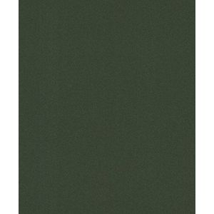 rasch Behang 860245 uit de collectie b.b home passion VI - Effen vliesbehang in donkergroen met korrelige structuur - 10,05m x 53cm (L x B)