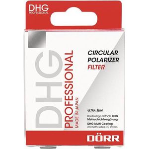 Dörr DHG circulair poolfilter 58 mm met extreem platte filterfitting/dubbelzijdig 10-voudige meerlaagse coating
