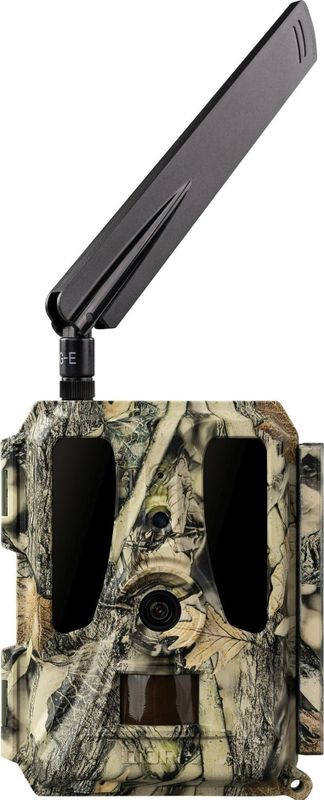 DÖRR SnapShot Cloud Pro 4G Wildcamera 24 Mpix 4G beeldoverdracht, Black LEDs, Geluidsopnames, Timelapsevideo Camouflage, Olijf-groen