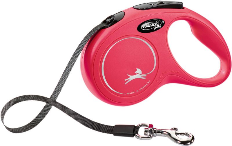 Flexi - New Classic S 5M Leash Tape Red Max 15Kg - (600.7760)