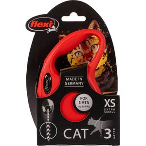 Flexi Cat Mini - 3m, max 8 kg - Rot