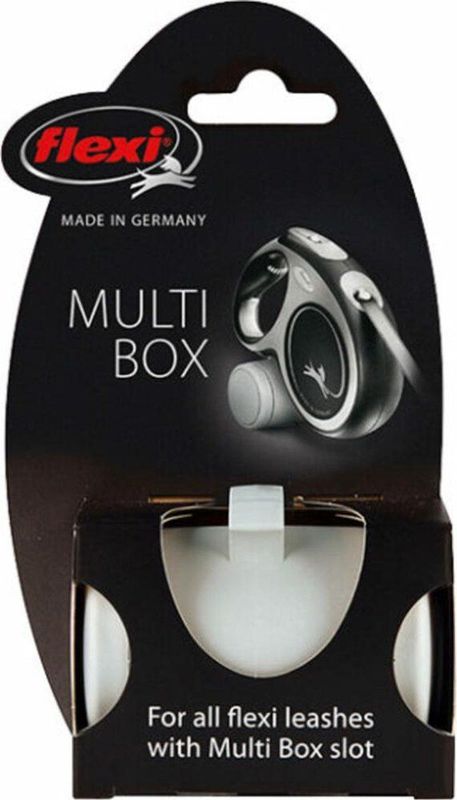 Flexi Multi Box f�r Leckerlis oder Kotbeutel Hellgrau