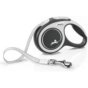Flexi Hondenriem New Comfort Tape 3 XS Zwart
