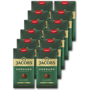 Jacobs Krönung Classic - 12 x 500 gram -een van de meest populaire koffiesoorten in Duitsland