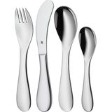 WMF Kinderbesteck "Knuddel", (Set, 4 tlg.), ab 3 Jahren, hygienisch, säurefest