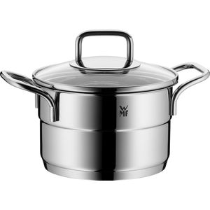 WMF kookpot klein 16cm, Kookpan inductie 2 L, Cromargan gepolijst roestvrij staal, vaatwasmachinebestendig