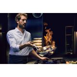 Profi Resist - Wokpan - Roestvrij Staal - Aluminium Kern - Chroomstaal Buiten