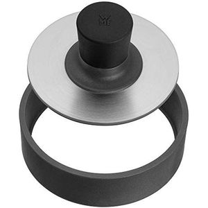WMF BBQ hamburgerpers, roestvrij staal, 12,5 cm, pattyres voor gelijkmatige patties voor lekkere hamburgers, cheeseburgers, vegi-burgerpers, groentepers
