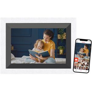 Braun - DigiFrame 10B WiFi - Digitaal Fotolijstje - Wit - 10,1 Inch
