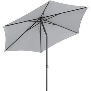 Schneider- Parasols Sevilla 270 cm Ø parasols, zilvergrijs