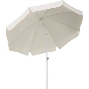 Schneider Parasol Ibiza, natuur, 200 cm rond, 680-02, frame staal, bespanning polyester, 2,1 kg