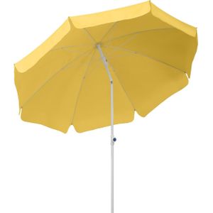Schneider Parasol Ibiza, goudgeel, 200 cm rond, 680-04, frame staal, bespanning polyester, 2,1 kg