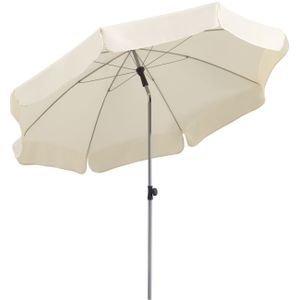 Schneider Parasol Locarno, natuur, 200 cm rond, 716-02, frame staal, bespanning polyester, 2,4 kg