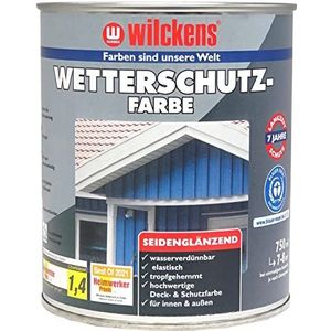 Wilckens Weerbestendige verf zijdeglans, 750 ml, RAL 8017 chocoladebruin