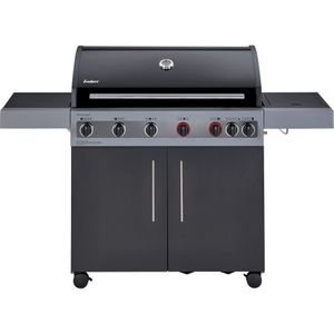 Enders Boston Black 6 KR Turbo Gas barbecue - gasbbq - Zwart - 64 KG - Grilloppervlak 94 × 43 -