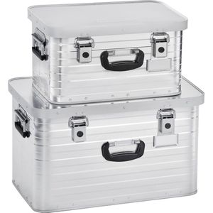 Enders Aluminium Box TORONTO 29 L + 63 L - Set Metalen Opbergbox