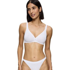 BH zonder beugels Eileen TRIUMPH. Katoen materiaal. Maten 85B FR - 70B EU. Wit kleur