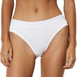 Strings - White - Katoen - Aansluitend Heupmodel met Logoband