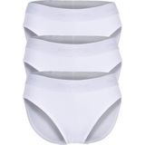 Strings - White - Katoen - Aansluitend Heupmodel met Logoband