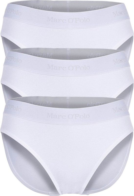 Strings - White - Katoen - Aansluitend Heupmodel met Logoband