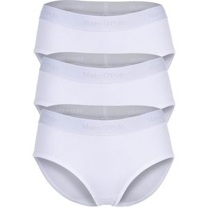 Marc O'Polo Slip Essentials Woven - Kleur: Wit - 3 Stuks - Katoen