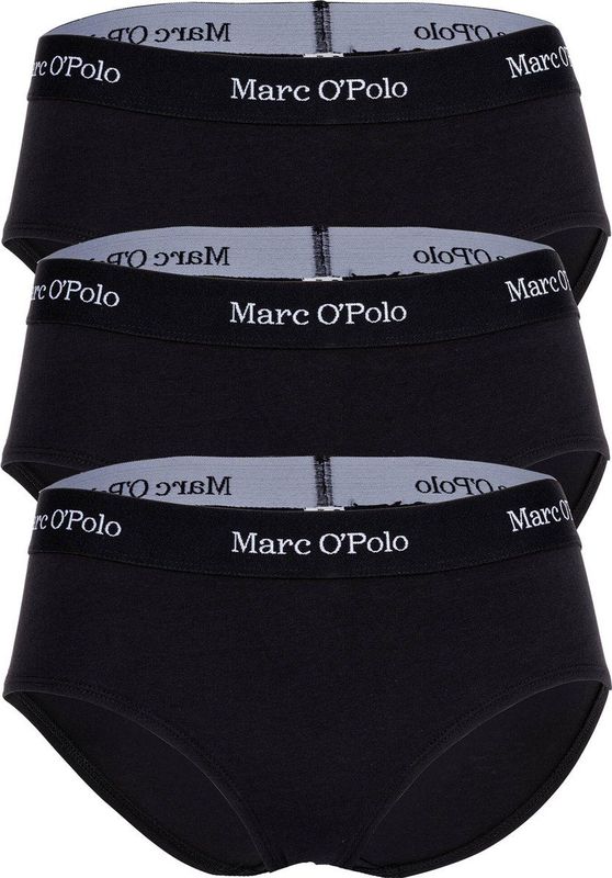 Marc O'Polo - Slip Essentials Woven - Slip - Zwart - Set van 3 Stuks