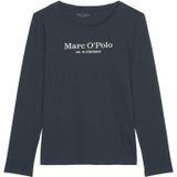 Marc O'Polo - Shirt - Blauw - Lange Mouwen - Mix & Match Cotton - Regular Fit