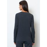 Marc O'Polo - Shirt - Blauw - Lange Mouwen - Mix & Match Cotton - Regular Fit