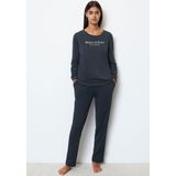 Marc O'Polo - Shirt - Blauw - Lange Mouwen - Mix & Match Cotton - Regular Fit